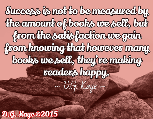 Success quote D.G. Kaye